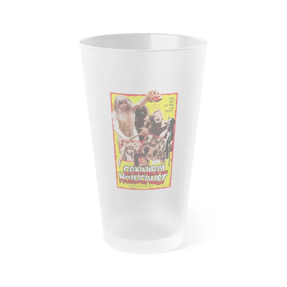 CANNIBAL HOLOCAUST (3) 1980 Movie Poster - Frosted Pint Glass 16oz-16oz-Frosted-Go Mug Yourself