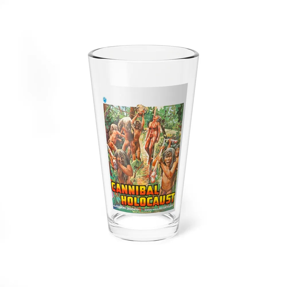 CANNIBAL HOLOCAUST (Belgian) 1980 Movie Poster - Pint Glass 16oz-16oz-Go Mug Yourself