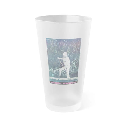 CANNIBAL HOLOCAUST (ITALIAN) 1980 Movie Poster - Frosted Pint Glass 16oz-16oz-Frosted-Go Mug Yourself