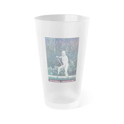 CANNIBAL HOLOCAUST (ITALIAN) 1980 Movie Poster - Frosted Pint Glass 16oz 16oz Frosted - Go Mug Yourself