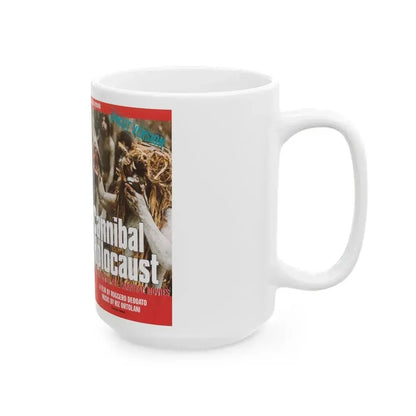 CANNIBAL HOLOCAUST UNCUT VERSION (VHS COVER) - White Coffee Mug - Go Mug Yourself