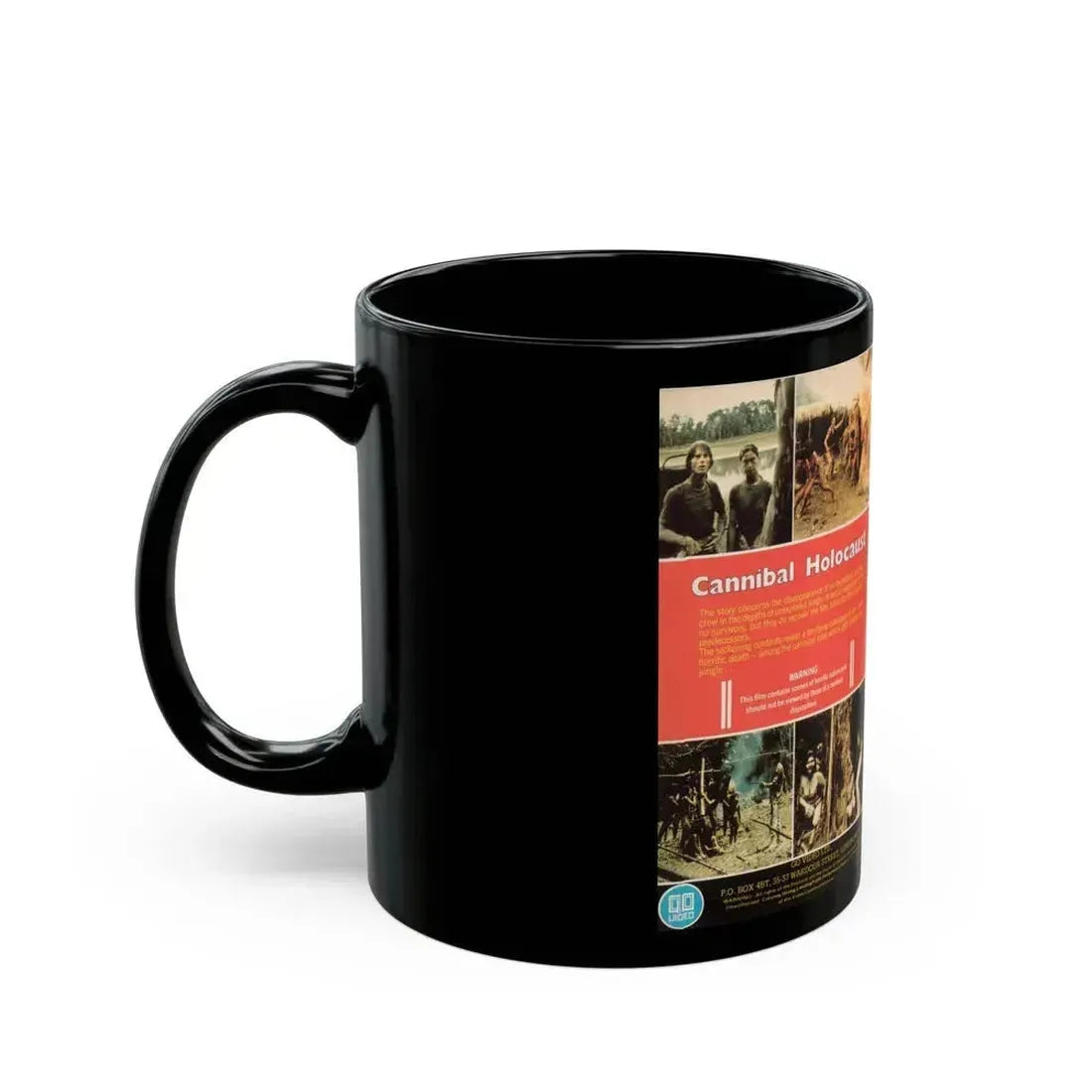 CANNIBAL HOLOCAUST (VHS COVER) - Black Coffee Mug - Go Mug Yourself