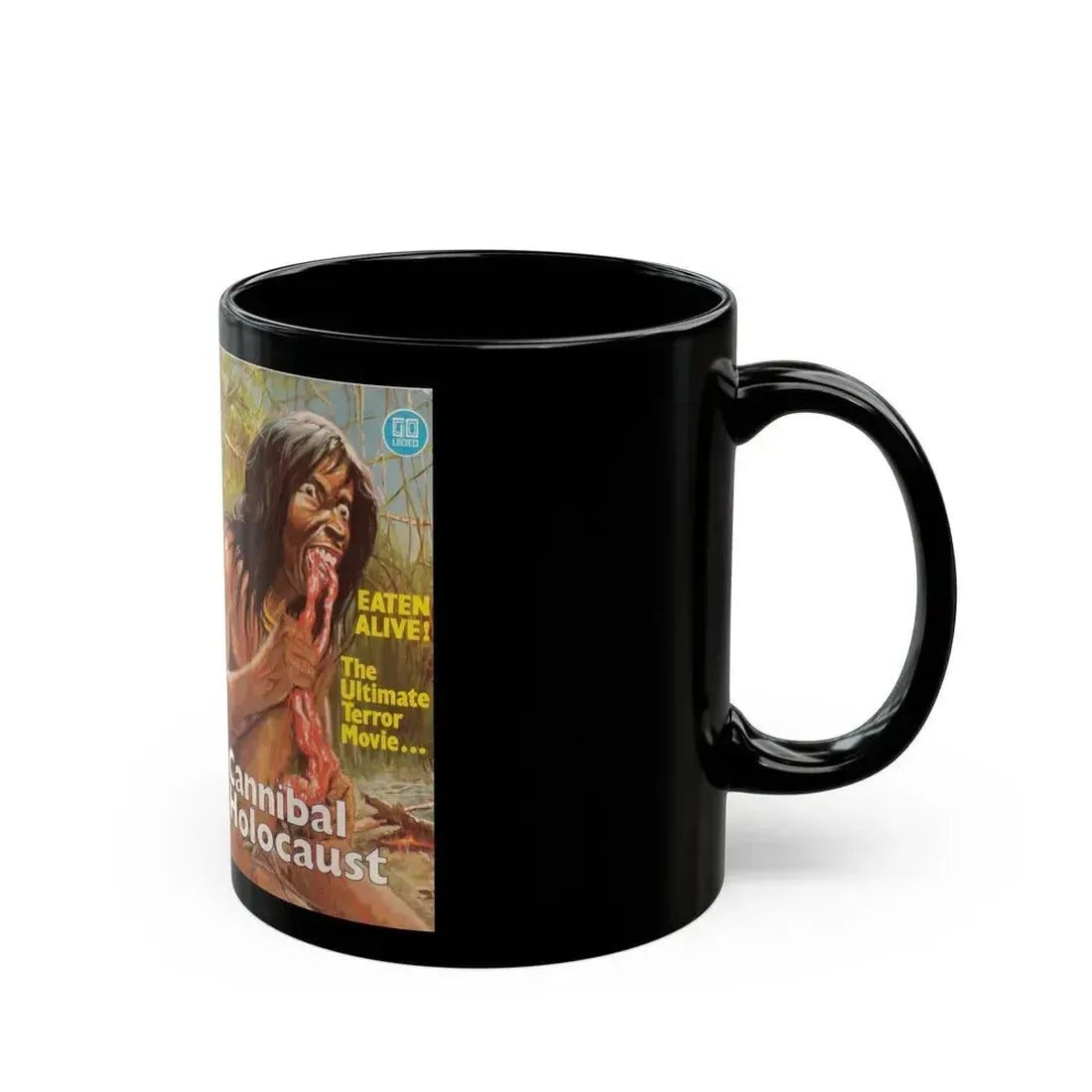 CANNIBAL HOLOCAUST (VHS COVER) - Black Coffee Mug - Go Mug Yourself