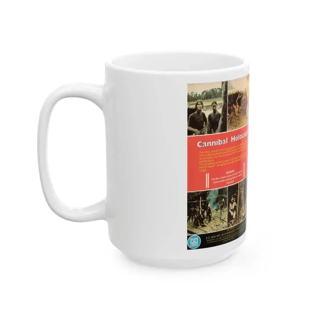 CANNIBAL HOLOCAUST (VHS COVER) - White Coffee Mug - Go Mug Yourself