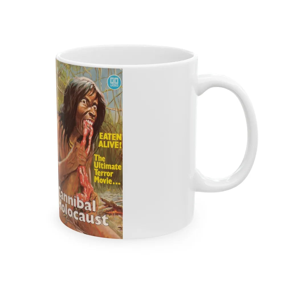 CANNIBAL HOLOCAUST (VHS COVER) - White Coffee Mug-Go Mug Yourself