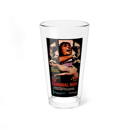 CANNIBAL MAN 1972 Movie Poster - Pint Glass 16oz-16oz-Go Mug Yourself