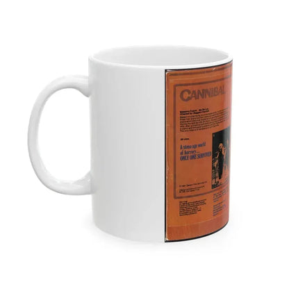 CANNIBAL (VHS COVER) - White Coffee Mug - Go Mug Yourself