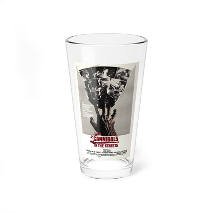 CANNIBALS IN THE STREETS 1980 Movie Poster - Pint Glass 16oz-16oz-Go Mug Yourself