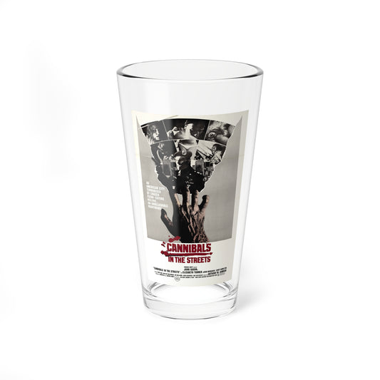 CANNIBALS IN THE STREETS 1980 Movie Poster - Pint Glass 16oz-16oz-Go Mug Yourself