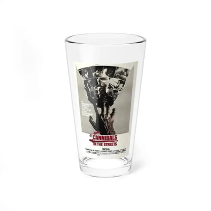 CANNIBALS IN THE STREETS 1980 Movie Poster - Pint Glass 16oz 16oz - Go Mug Yourself