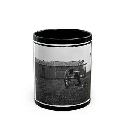 Cannon And Cabin At Chickamauga And Chattanooga National Military Park (U.S. Civil War) Black Coffee Mug 11oz - Go Mug Yourself