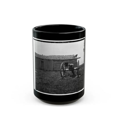 Cannon And Cabin At Chickamauga And Chattanooga National Military Park (U.S. Civil War) Black Coffee Mug 15oz - Go Mug Yourself