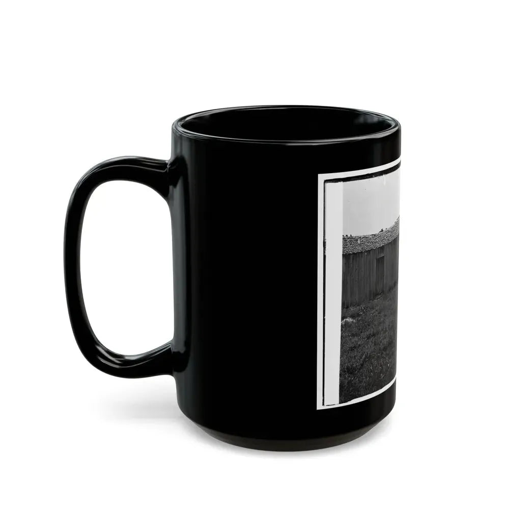 Cannon And Cabin At Chickamauga And Chattanooga National Military Park (U.S. Civil War) Black Coffee Mug - Go Mug Yourself