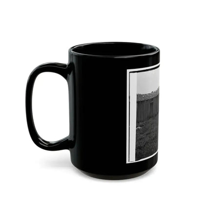 Cannon And Cabin At Chickamauga And Chattanooga National Military Park (U.S. Civil War) Black Coffee Mug - Go Mug Yourself