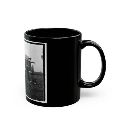 Cannon And Cabin At Chickamauga And Chattanooga National Military Park (U.S. Civil War) Black Coffee Mug - Go Mug Yourself