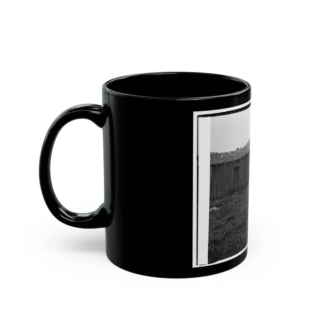 Cannon And Cabin At Chickamauga And Chattanooga National Military Park (U.S. Civil War) Black Coffee Mug - Go Mug Yourself