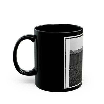 Cannon And Cabin At Chickamauga And Chattanooga National Military Park (U.S. Civil War) Black Coffee Mug - Go Mug Yourself