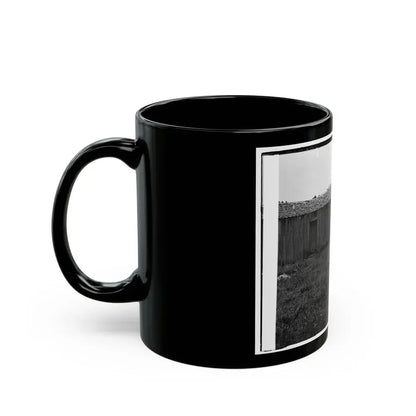 Cannon And Cabin At Chickamauga And Chattanooga National Military Park (U.S. Civil War) Black Coffee Mug - Go Mug Yourself