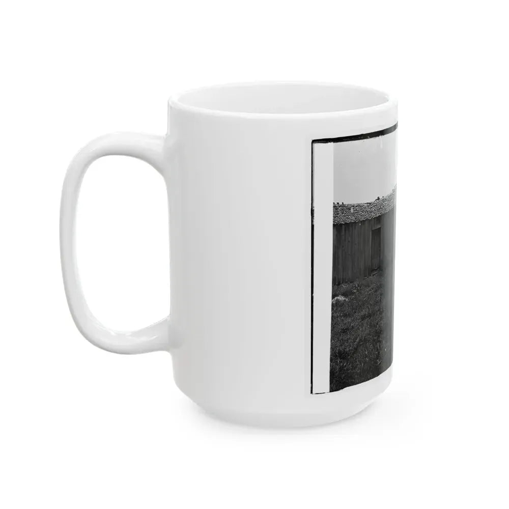 Cannon And Cabin At Chickamauga And Chattanooga National Military Park (U.S. Civil War) White Coffee Mug - Go Mug Yourself