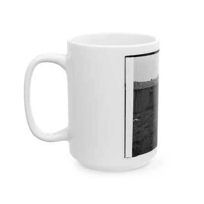 Cannon And Cabin At Chickamauga And Chattanooga National Military Park (U.S. Civil War) White Coffee Mug - Go Mug Yourself
