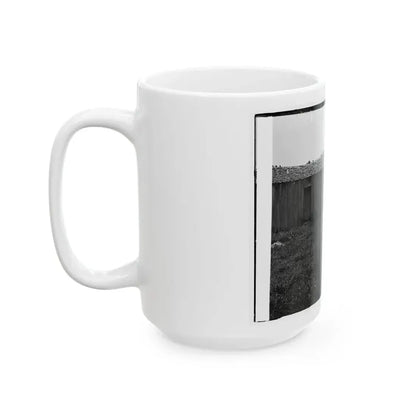Cannon And Cabin At Chickamauga And Chattanooga National Military Park (U.S. Civil War) White Coffee Mug - Go Mug Yourself
