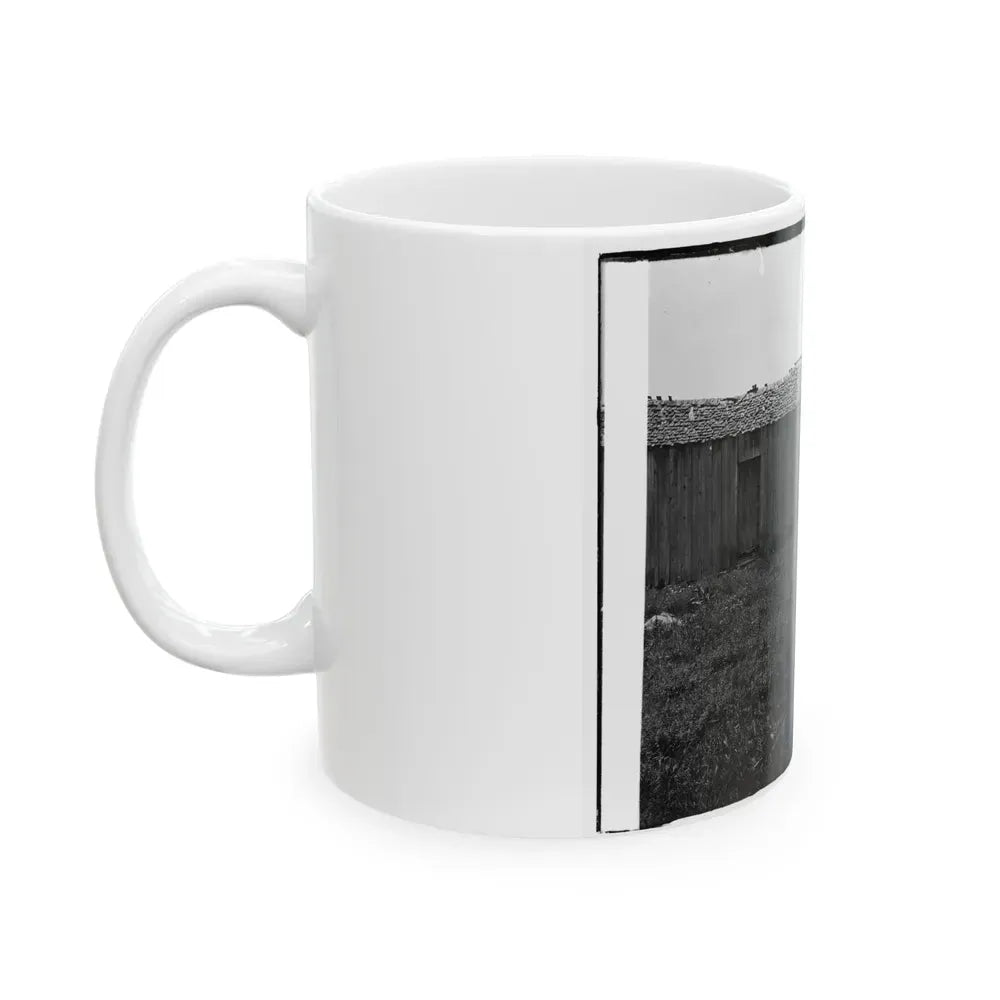 Cannon And Cabin At Chickamauga And Chattanooga National Military Park (U.S. Civil War) White Coffee Mug - Go Mug Yourself