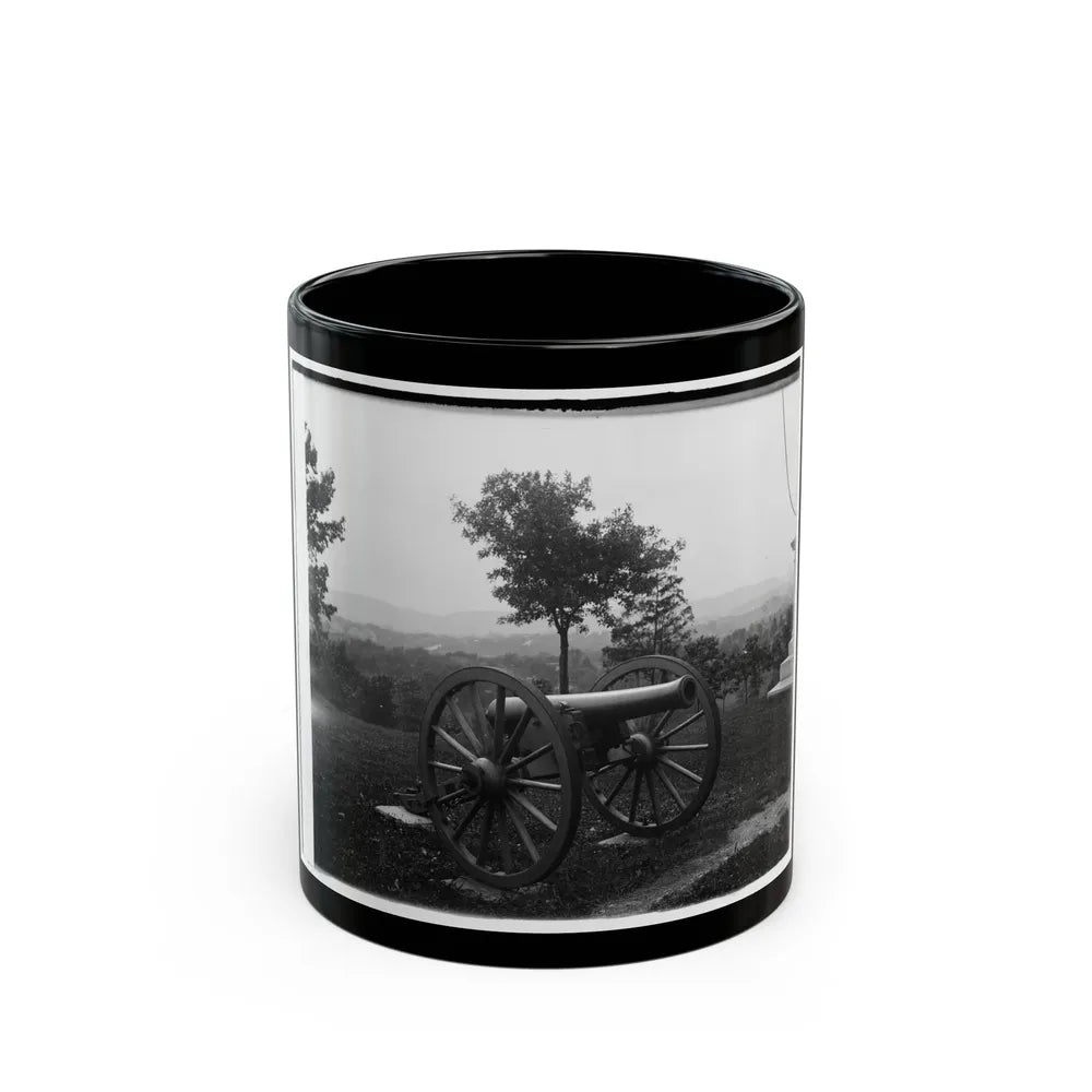 Cannon At Chickamauga And Chattanooga National Military Park (U.S. Civil War) Black Coffee Mug-11oz-Go Mug Yourself