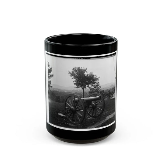 Cannon At Chickamauga And Chattanooga National Military Park (U.S. Civil War) Black Coffee Mug-15oz-Go Mug Yourself