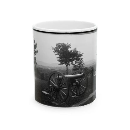 Cannon At Chickamauga And Chattanooga National Military Park (U.S. Civil War) White Coffee Mug-11oz-Go Mug Yourself