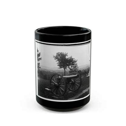Cannon At Chickamauga And Chattanooga National Military Park (U.S. Civil War) Black Coffee Mug 15oz - Go Mug Yourself