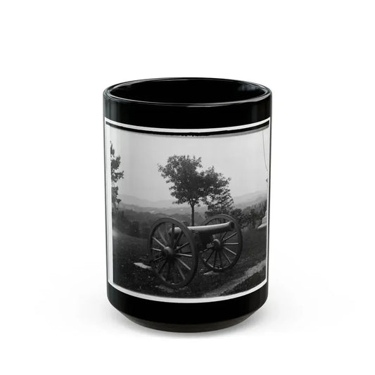 Cannon At Chickamauga And Chattanooga National Military Park (U.S. Civil War) Black Coffee Mug 15oz - Go Mug Yourself