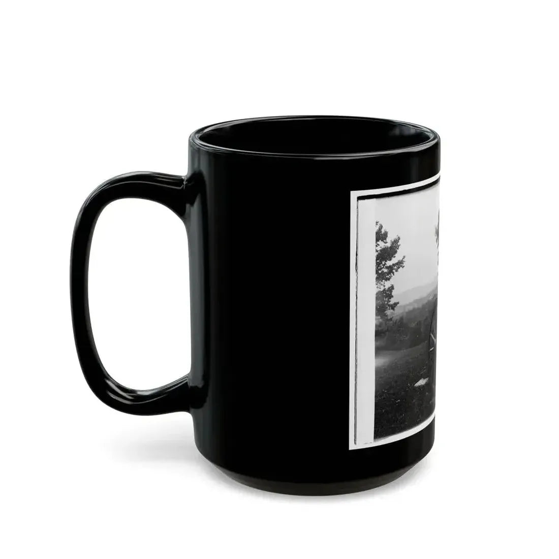 Cannon At Chickamauga And Chattanooga National Military Park (U.S. Civil War) Black Coffee Mug - Go Mug Yourself
