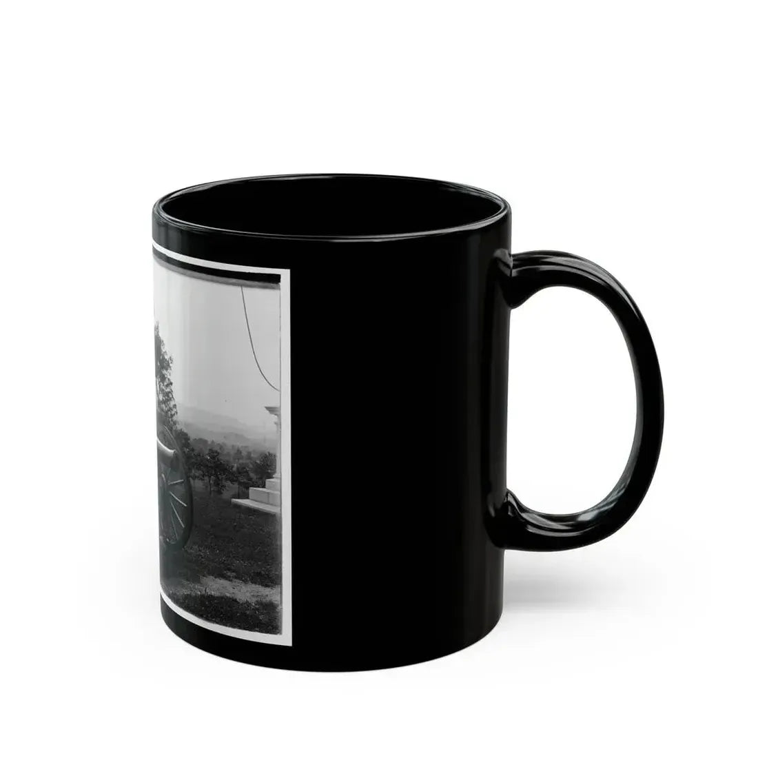 Cannon At Chickamauga And Chattanooga National Military Park (U.S. Civil War) Black Coffee Mug - Go Mug Yourself