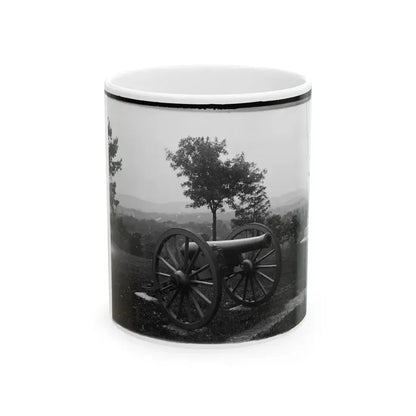 Cannon At Chickamauga And Chattanooga National Military Park (U.S. Civil War) White Coffee Mug 11oz - Go Mug Yourself