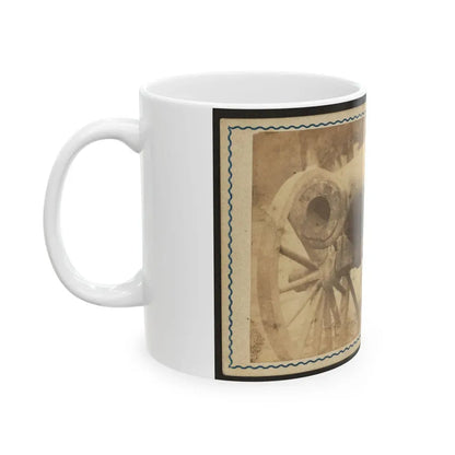 Cannon Mounted In The Camp Of Duryea's And Bainbridge's Batteries, 15th Arkansas Confederate Infantry, Port Hudson, Louisiana 001 (U.S. Civil War) White Coffee Mug - Go Mug Yourself