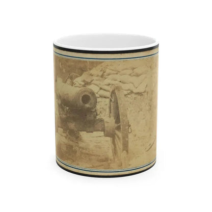 Cannon Mounted In The Camp Of Duryea's And Bainbridge's Batteries, 15th Arkansas Confederate Infantry, Port Hudson, Louisiana (U.S. Civil War) White Coffee Mug 11oz - Go Mug Yourself