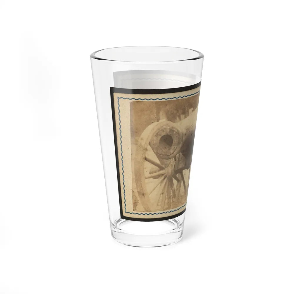 Cannon Mounted In The Camp Of Duryea's And Bainbridge's Batteries, 15th Arkansas Confederate Infantry, Port Hudson, Louisiana 001 (U.S. Civil War) Pint Glass 16oz-Go Mug Yourself