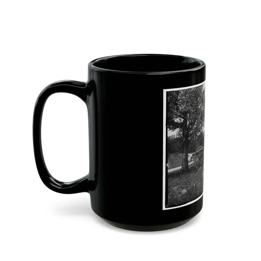 Cannons, Monument, And Cabin At Chickamauga And Chattanooga National Military Park (U.S. Civil War) Black Coffee Mug - Go Mug Yourself