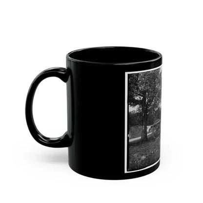 Cannons, Monument, And Cabin At Chickamauga And Chattanooga National Military Park (U.S. Civil War) Black Coffee Mug - Go Mug Yourself