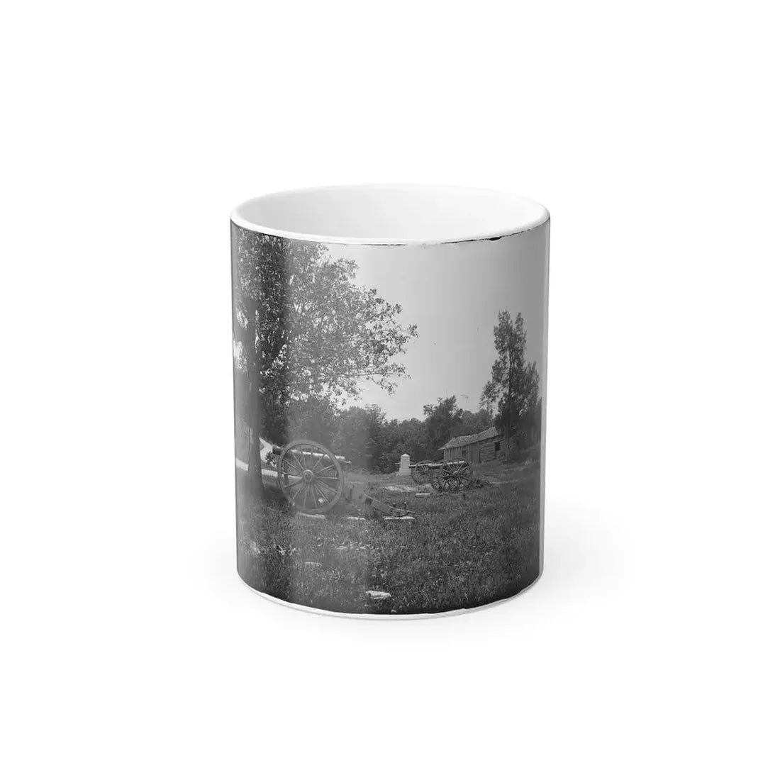 Cannons, Monument, and Cabin at Chickamauga and Chattanooga National Military Park (U.S. Civil War) Color Changing Coffee Mug 11oz Default Title 11oz - Go Mug Yourself