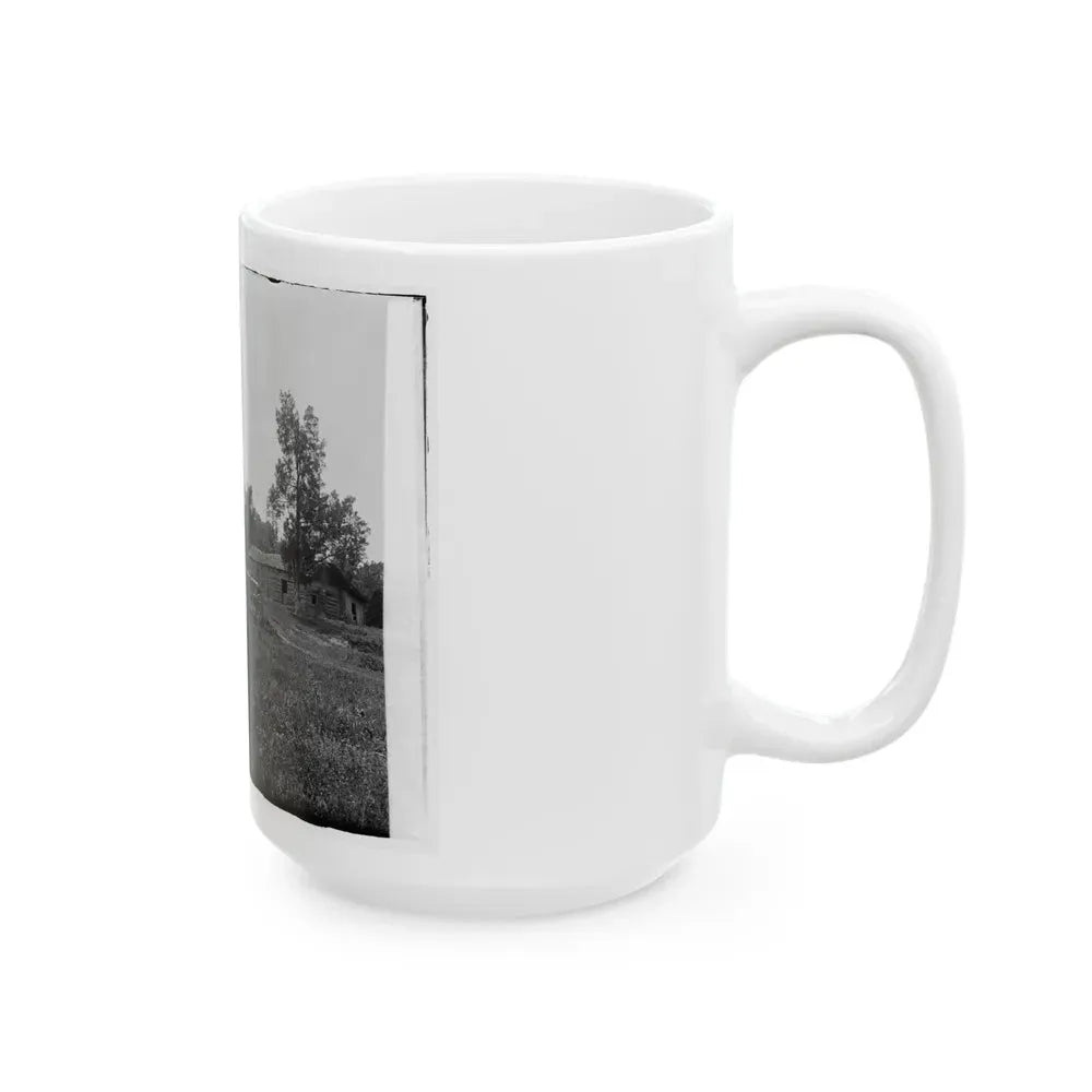 Cannons, Monument, And Cabin At Chickamauga And Chattanooga National Military Park (U.S. Civil War) White Coffee Mug - Go Mug Yourself