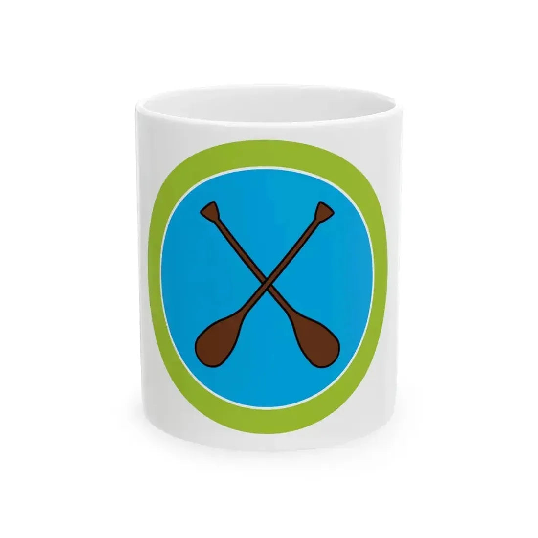 Canoeing (Boy Scout Merit Badge) White Coffee Mug 11oz - Go Mug Yourself