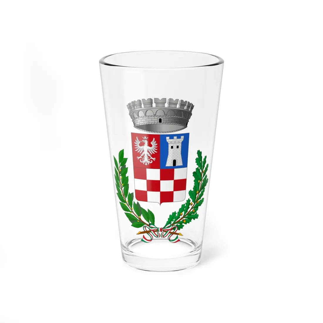 Canosio-Stemma (Italy) (Coat of Arms) Pint Glass 16oz 16oz - Go Mug Yourself