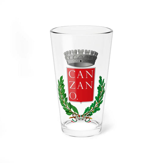 Cansano-Stemma (Italy) (Coat of Arms) Pint Glass 16oz 16oz - Go Mug Yourself