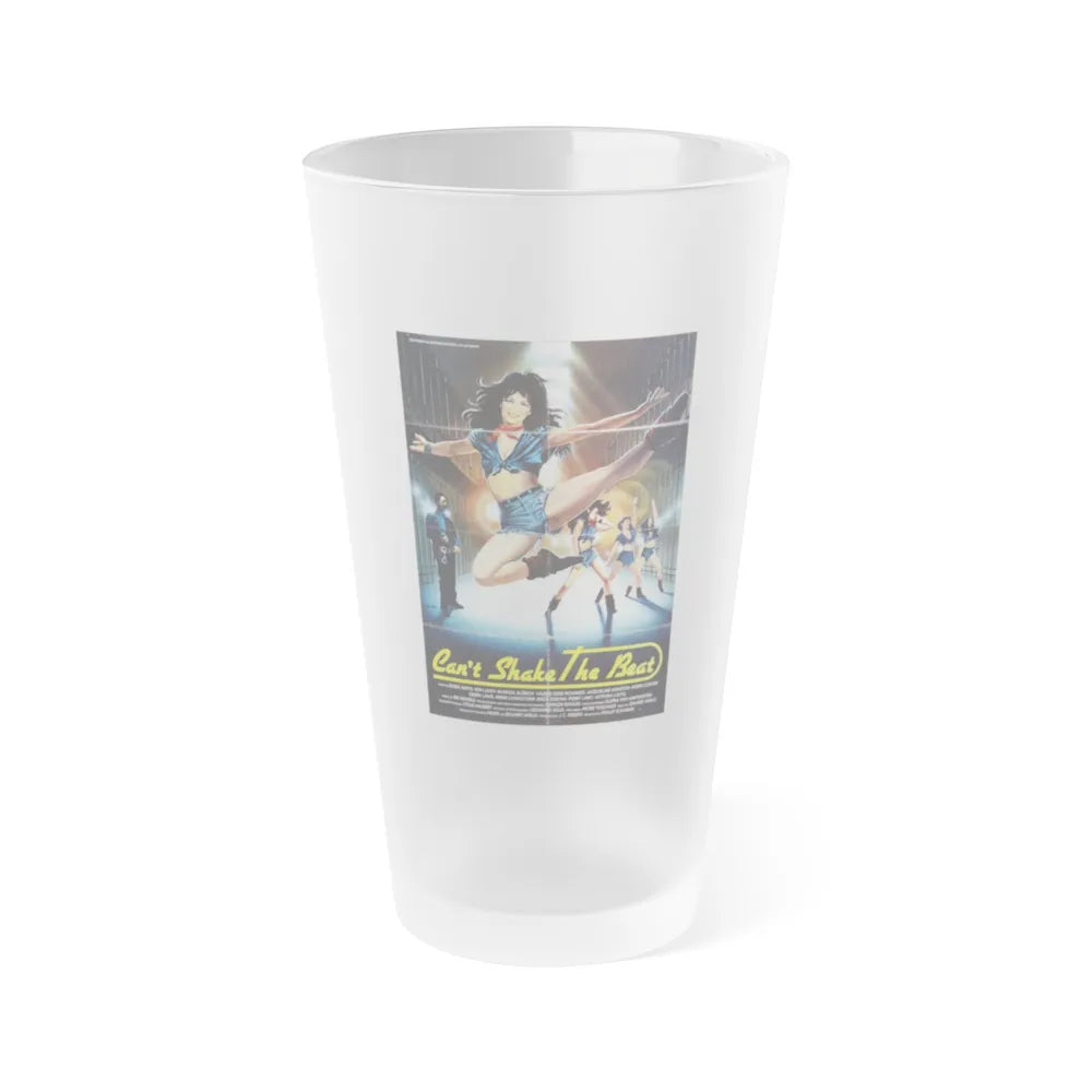 CAN'T SHAKE THE BEAT 1988 Movie Poster - Frosted Pint Glass 16oz-16oz-Frosted-Go Mug Yourself