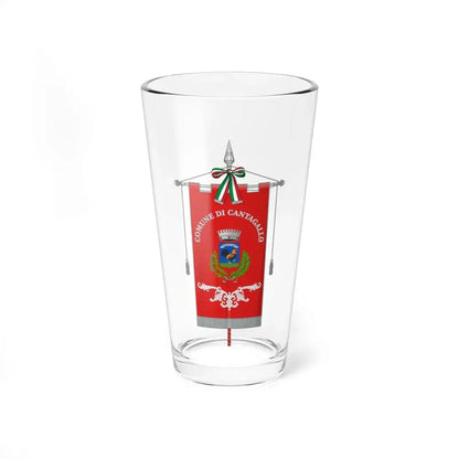 Cantagallo-Gonfalone (Italy) Pint Glass 16oz 16oz - Go Mug Yourself