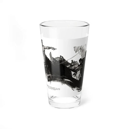 Cap'n Chesney's Multitude (1), Liberty magazine, August 6, 1932 (Magazine Illustration) Pint Glass 16oz 16oz - Go Mug Yourself