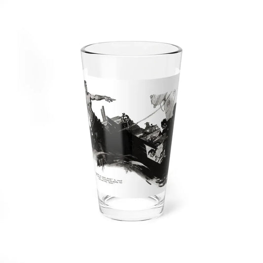 Cap'n Chesney's Multitude (1), Liberty magazine, August 6, 1932 (Magazine Illustration) Pint Glass 16oz 16oz - Go Mug Yourself