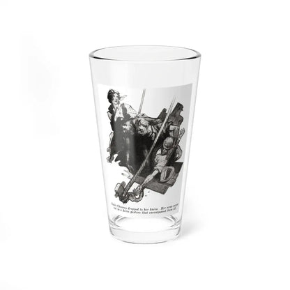 Cap'n Chesney's Multitude (2), Liberty magazine, August 6, 1932 (Magazine Illustration) Pint Glass 16oz 16oz - Go Mug Yourself