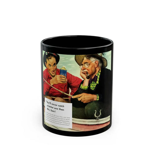 Cap-Sealed Can ad, Liberty, June 14, 1941 - Black Coffee Mug 11oz - Go Mug Yourself